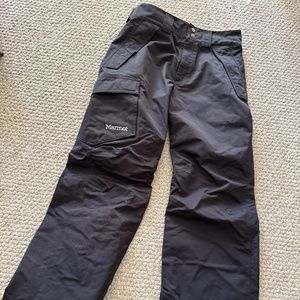 Marmot Mens Black Ski Pants Size Small